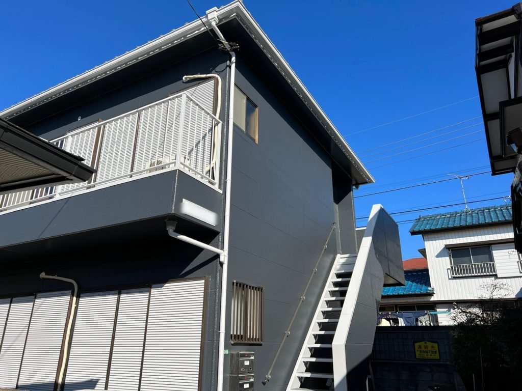 千葉県船橋市　オーナーH様　D棟【外壁塗装・シーリング工事・ベランダ手摺り補強工事・防水工事】