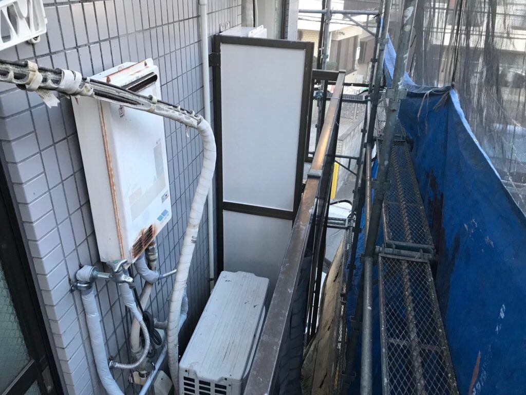 東京都大田区　川崎様邸【パーテーション塗装】